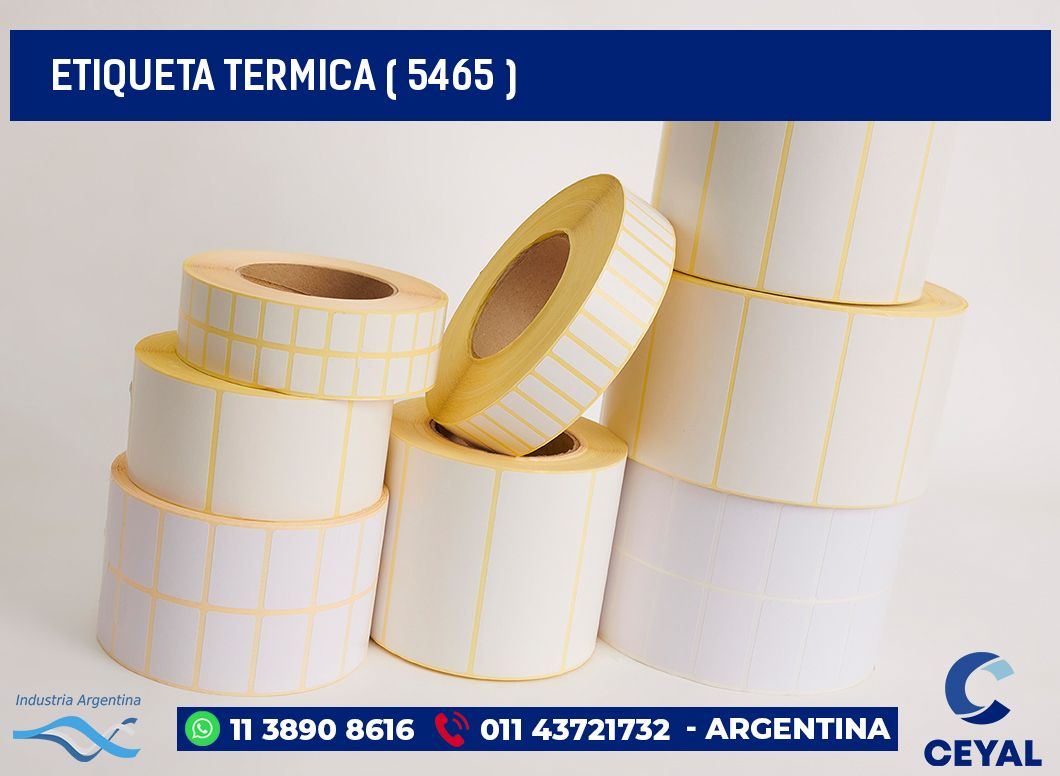 ETIQUETA TERMICA ( 5465 )