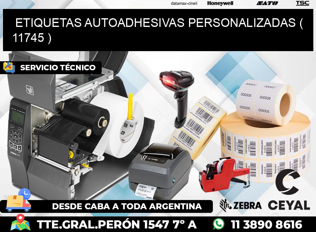 ETIQUETAS AUTOADHESIVAS PERSONALIZADAS ( 11745 )