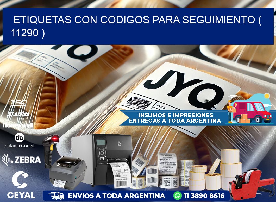 ETIQUETAS CON CODIGOS PARA SEGUIMIENTO ( 11290 )