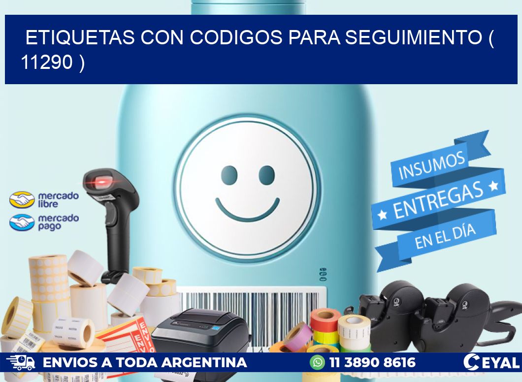 ETIQUETAS CON CODIGOS PARA SEGUIMIENTO ( 11290 )