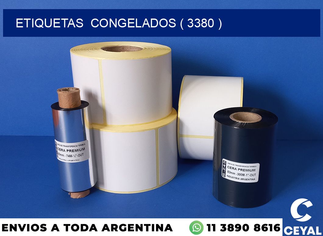 ETIQUETAS  CONGELADOS ( 3380 )