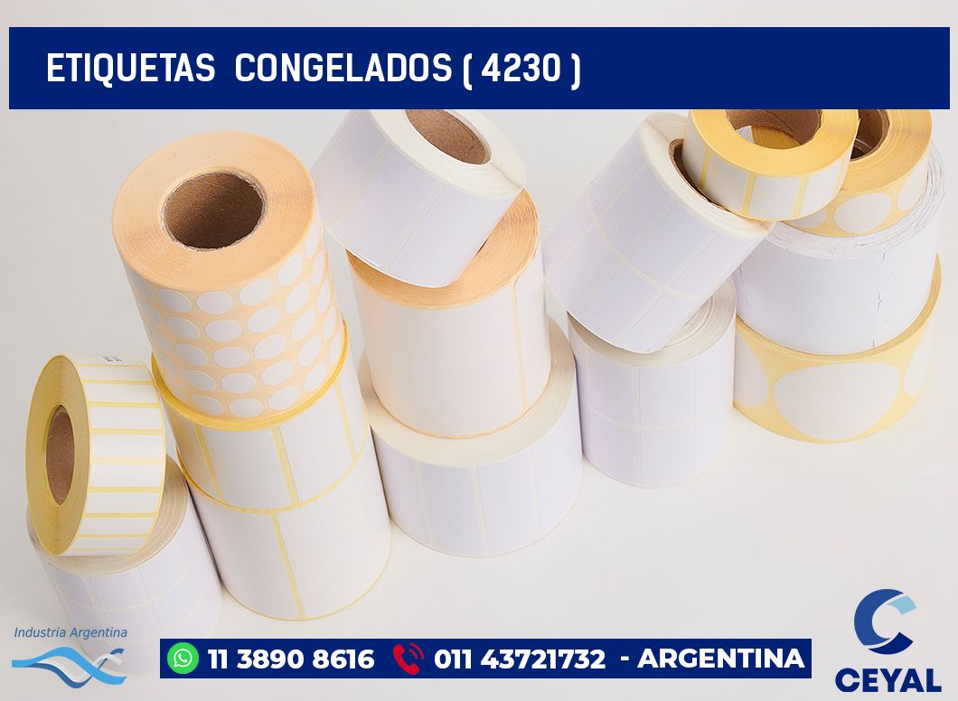 ETIQUETAS  CONGELADOS ( 4230 )