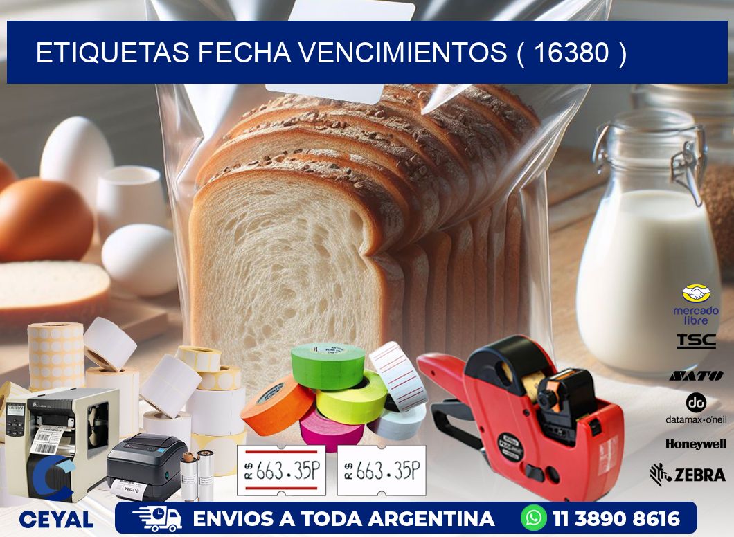 ETIQUETAS FECHA VENCIMIENTOS ( 16380 )