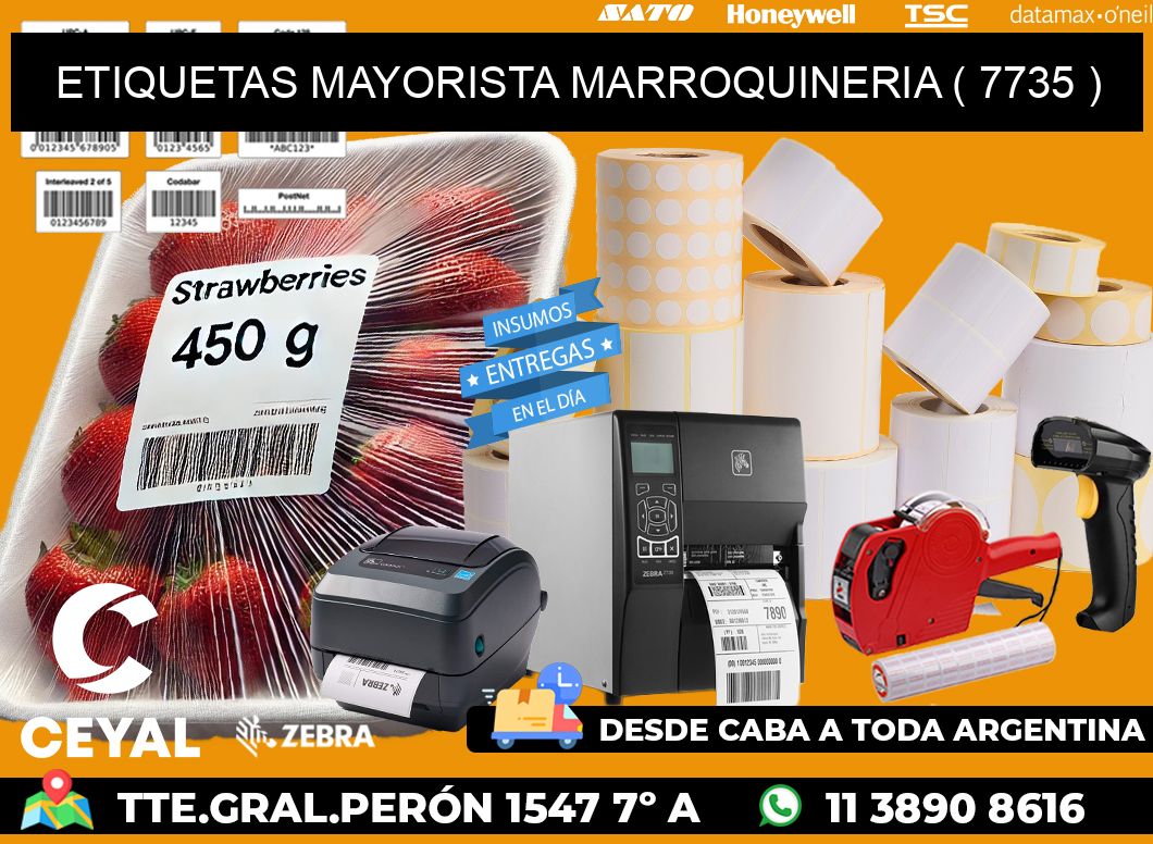 ETIQUETAS MAYORISTA MARROQUINERIA ( 7735 )