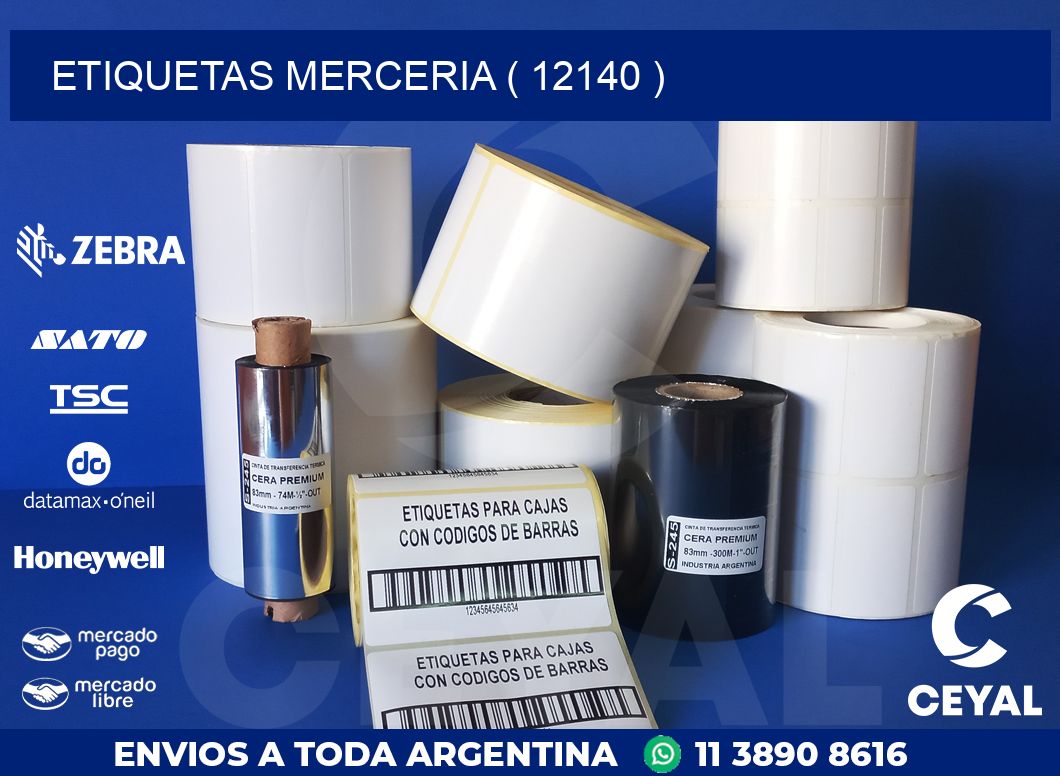 ETIQUETAS MERCERIA ( 12140 )