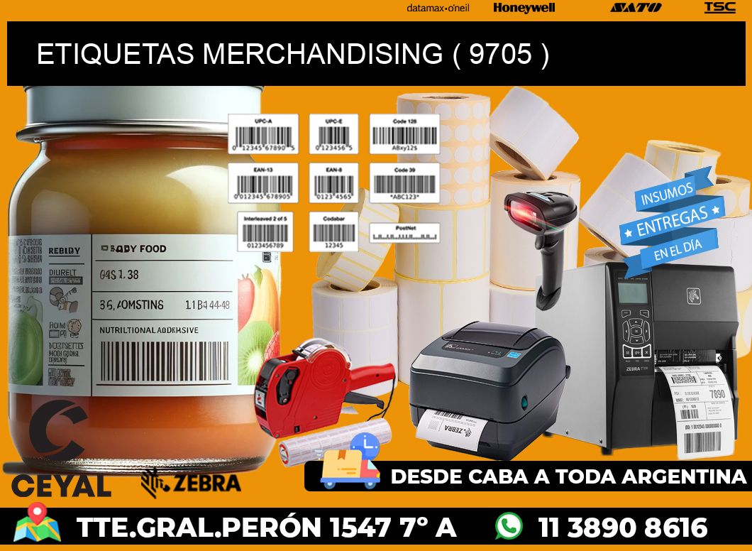 ETIQUETAS MERCHANDISING ( 9705 )