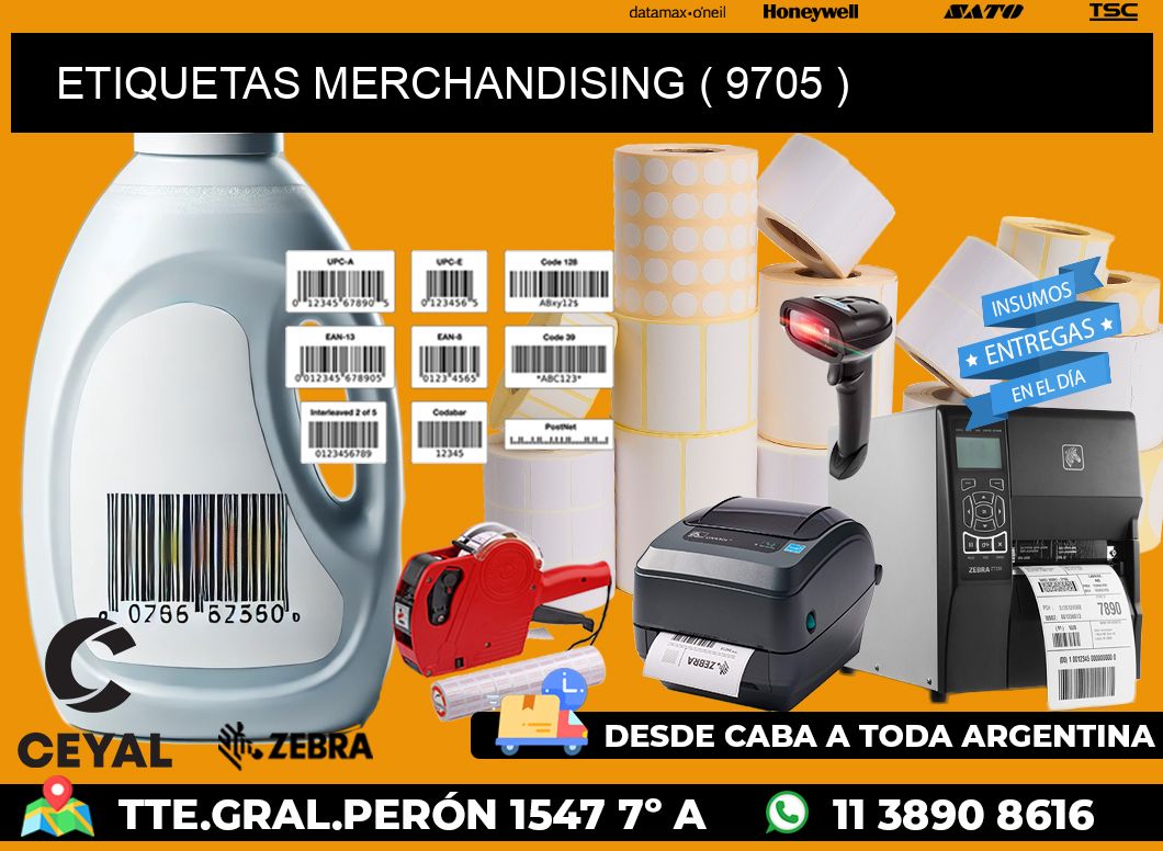 ETIQUETAS MERCHANDISING ( 9705 )