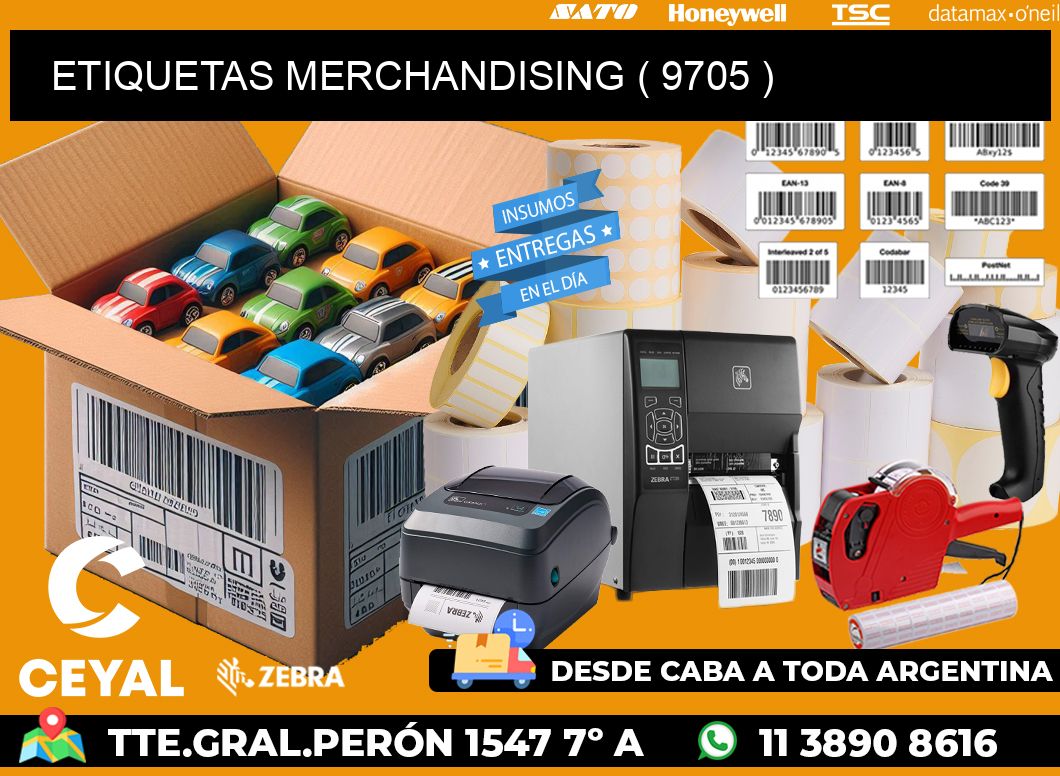 ETIQUETAS MERCHANDISING ( 9705 )
