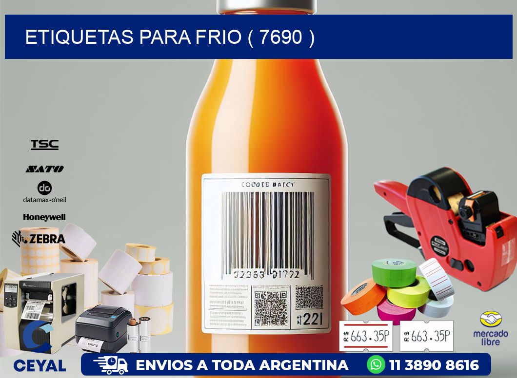 ETIQUETAS PARA FRIO ( 7690 )