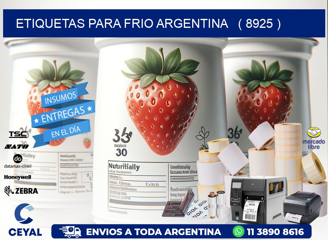 ETIQUETAS PARA FRIO ARGENTINA   ( 8925 )