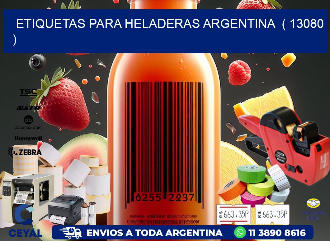 ETIQUETAS PARA HELADERAS ARGENTINA  ( 13080 )