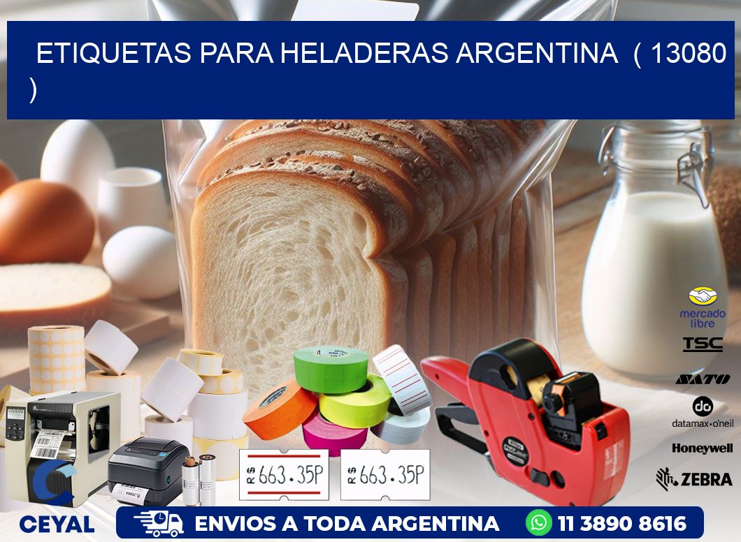 ETIQUETAS PARA HELADERAS ARGENTINA  ( 13080 )