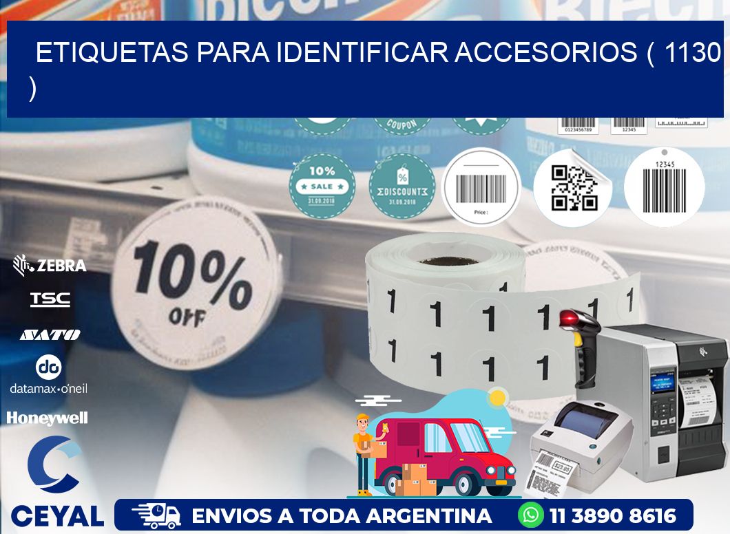 ETIQUETAS PARA IDENTIFICAR ACCESORIOS ( 1130 )