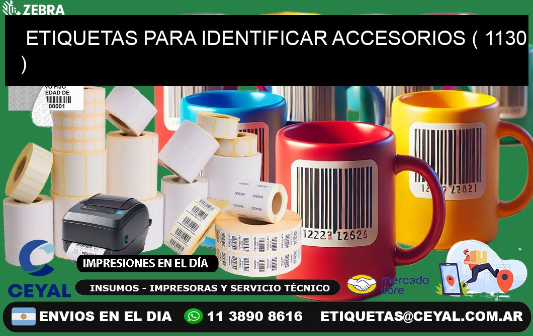 ETIQUETAS PARA IDENTIFICAR ACCESORIOS ( 1130 )