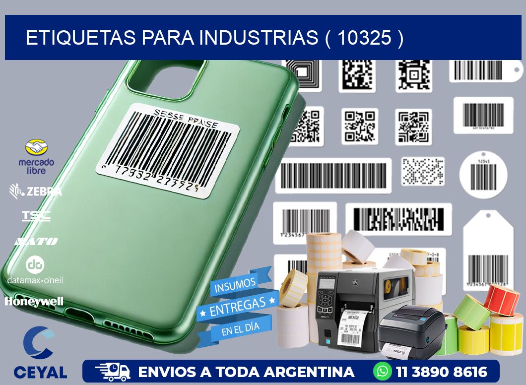 ETIQUETAS PARA INDUSTRIAS ( 10325 )
