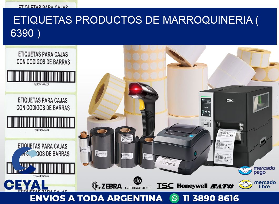 ETIQUETAS PRODUCTOS DE MARROQUINERIA ( 6390 )