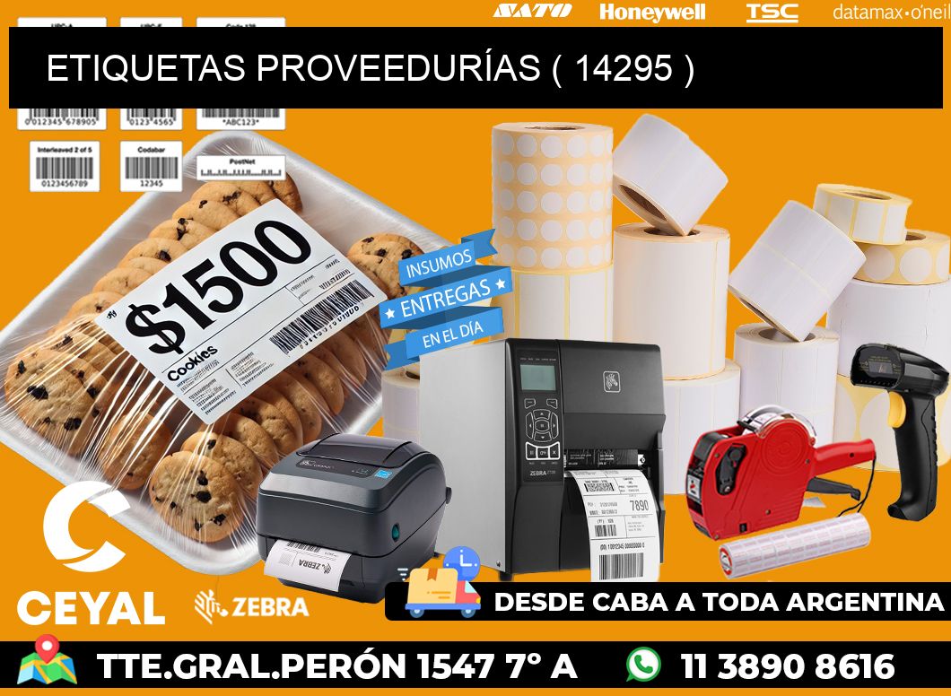 ETIQUETAS PROVEEDURÍAS ( 14295 )