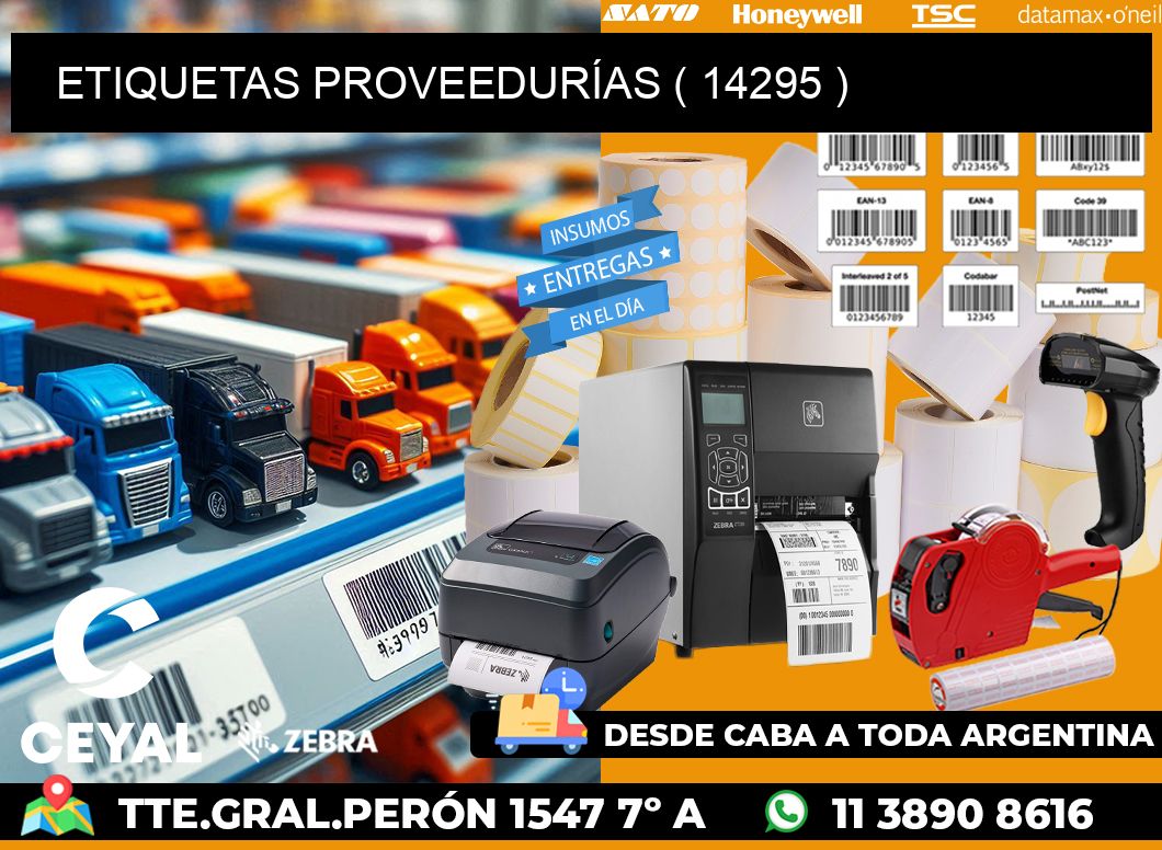 ETIQUETAS PROVEEDURÍAS ( 14295 )