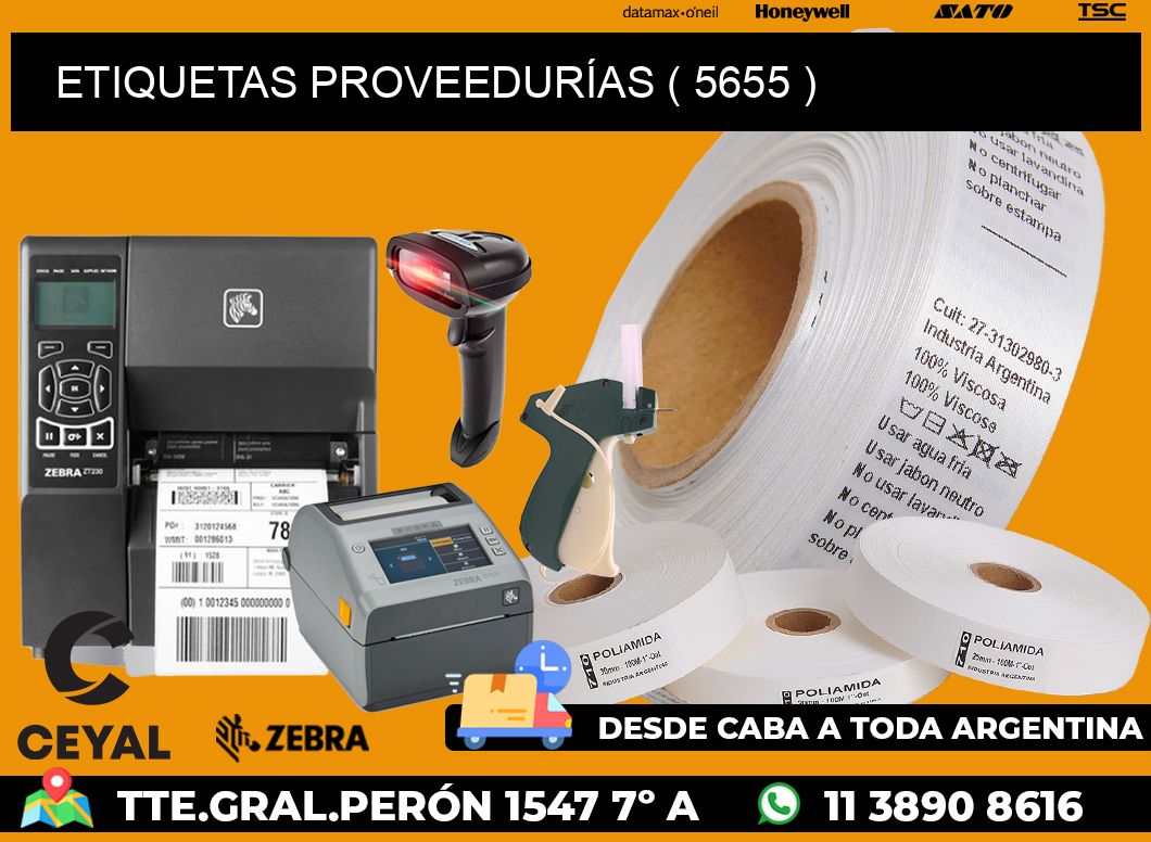 ETIQUETAS PROVEEDURÍAS ( 5655 )