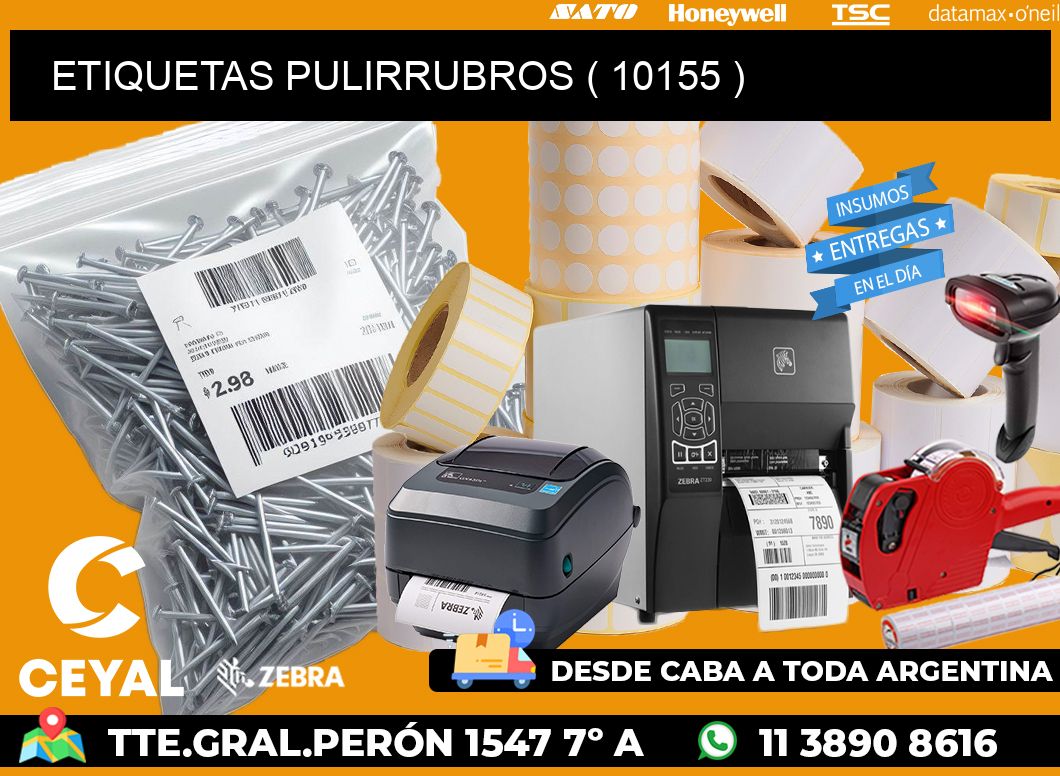 ETIQUETAS PULIRRUBROS ( 10155 )