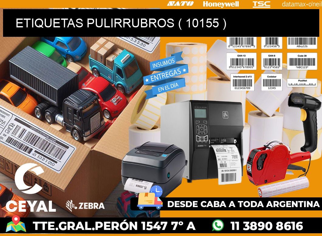 ETIQUETAS PULIRRUBROS ( 10155 )