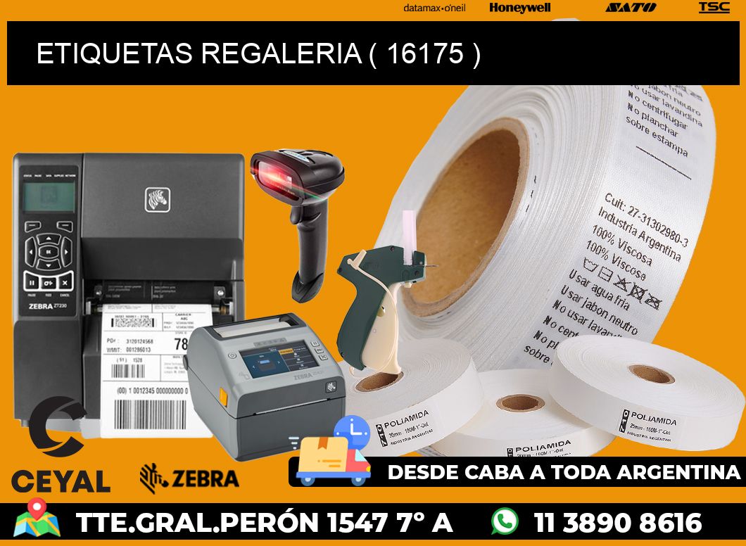 ETIQUETAS REGALERIA ( 16175 )