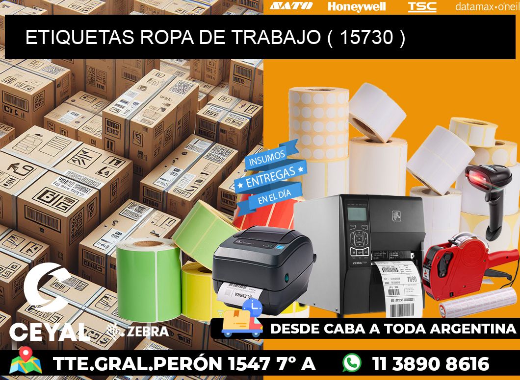 ETIQUETAS ROPA DE TRABAJO ( 15730 )