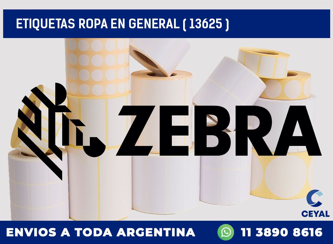 ETIQUETAS ROPA EN GENERAL ( 13625 )