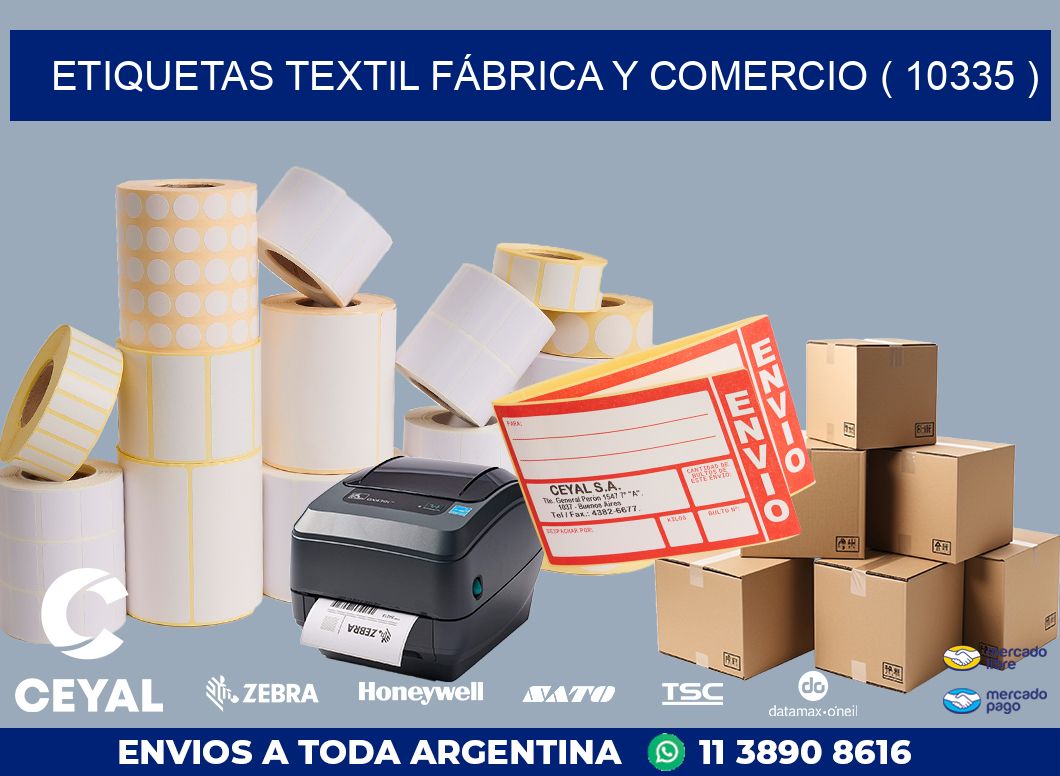 ETIQUETAS TEXTIL FÁBRICA Y COMERCIO ( 10335 )