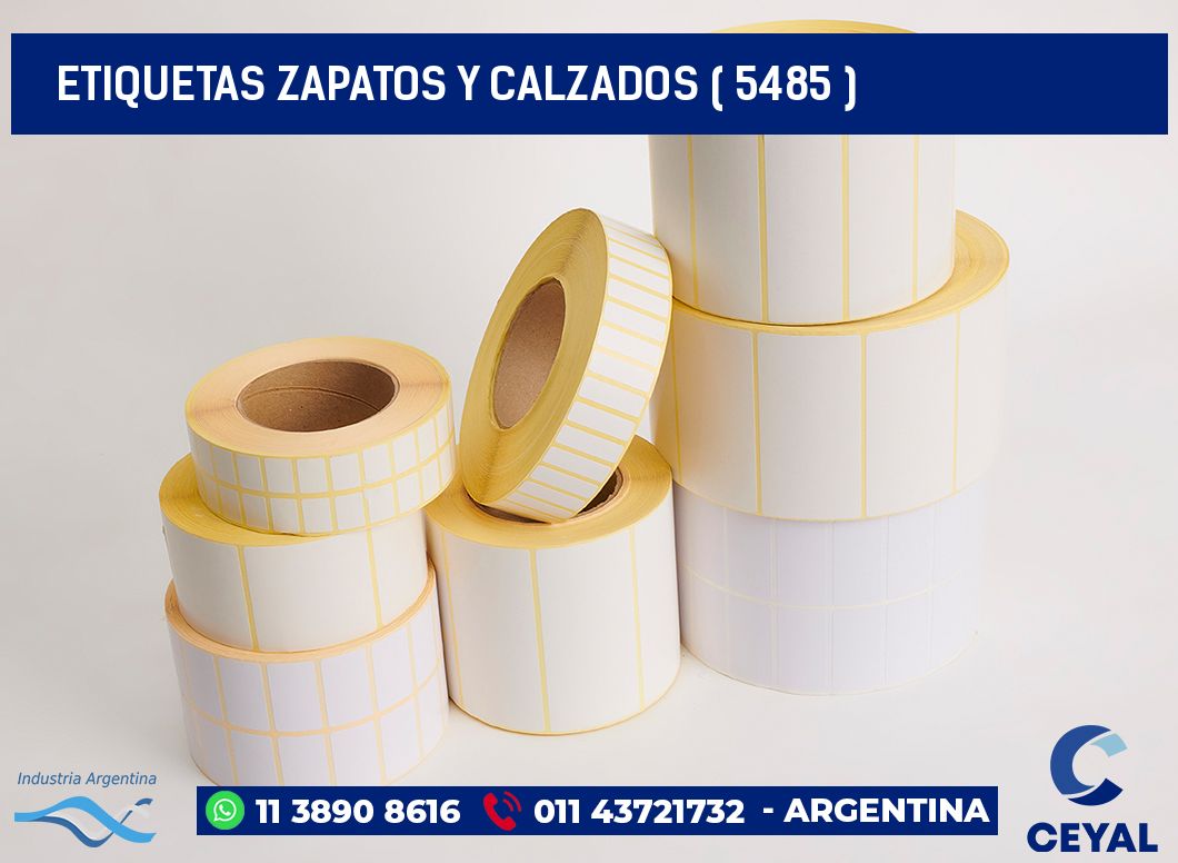 ETIQUETAS ZAPATOS Y CALZADOS ( 5485 )