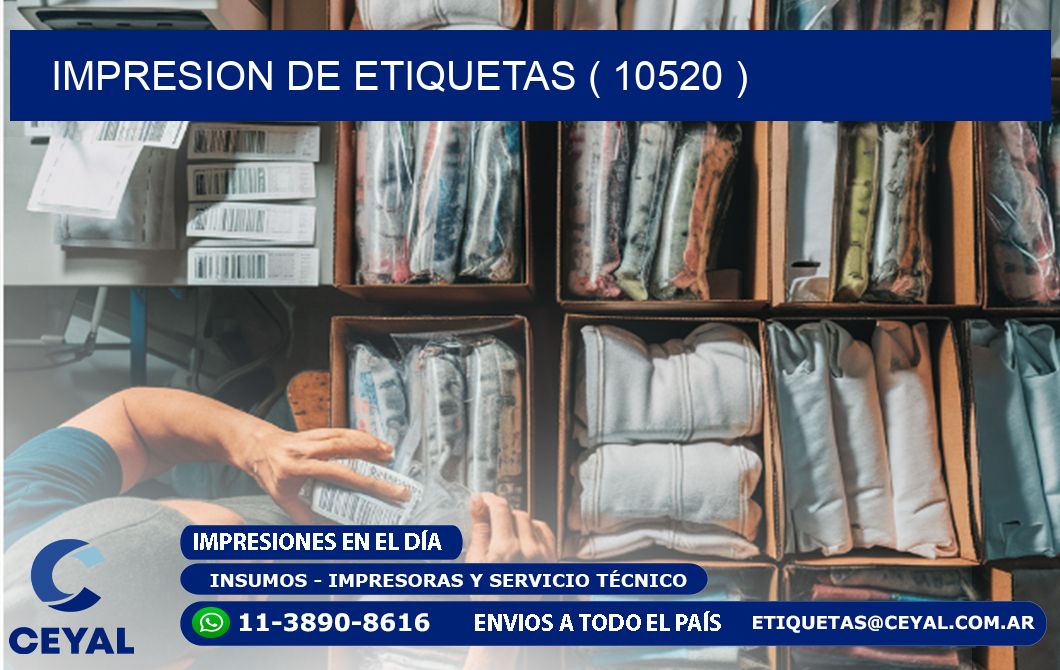IMPRESION DE ETIQUETAS ( 10520 )