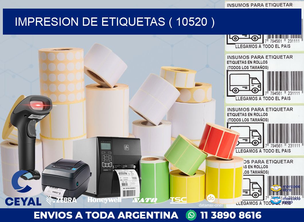 IMPRESION DE ETIQUETAS ( 10520 )