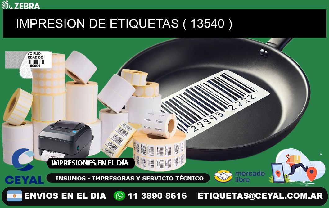 IMPRESION DE ETIQUETAS ( 13540 )