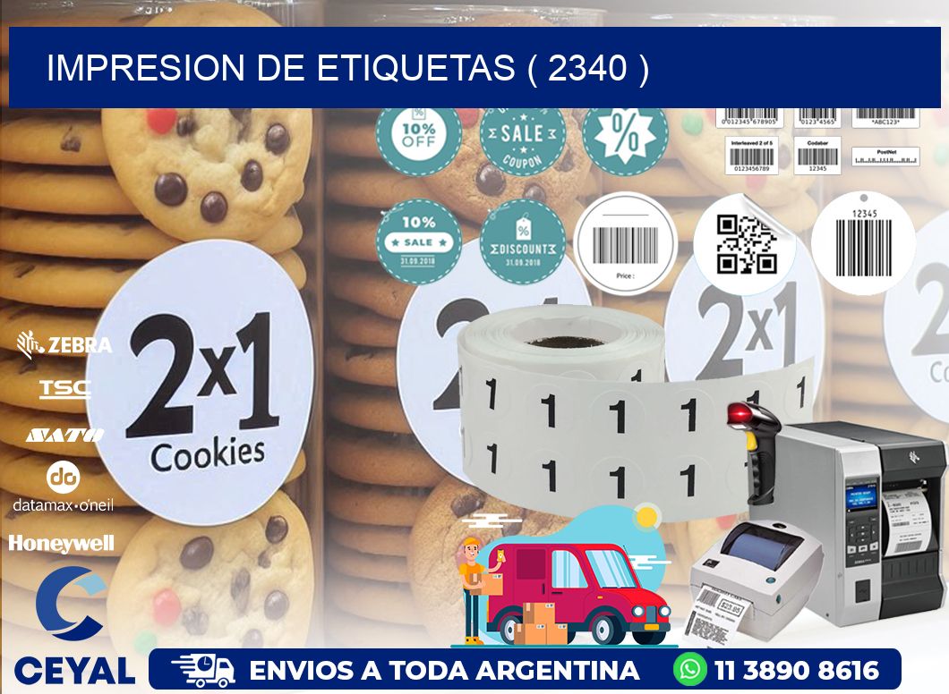 IMPRESION DE ETIQUETAS ( 2340 )