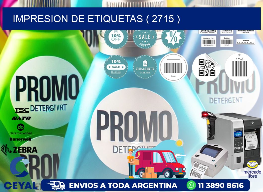 IMPRESION DE ETIQUETAS ( 2715 )