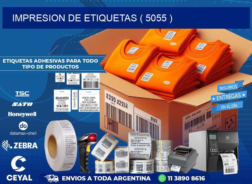 IMPRESION DE ETIQUETAS ( 5055 )