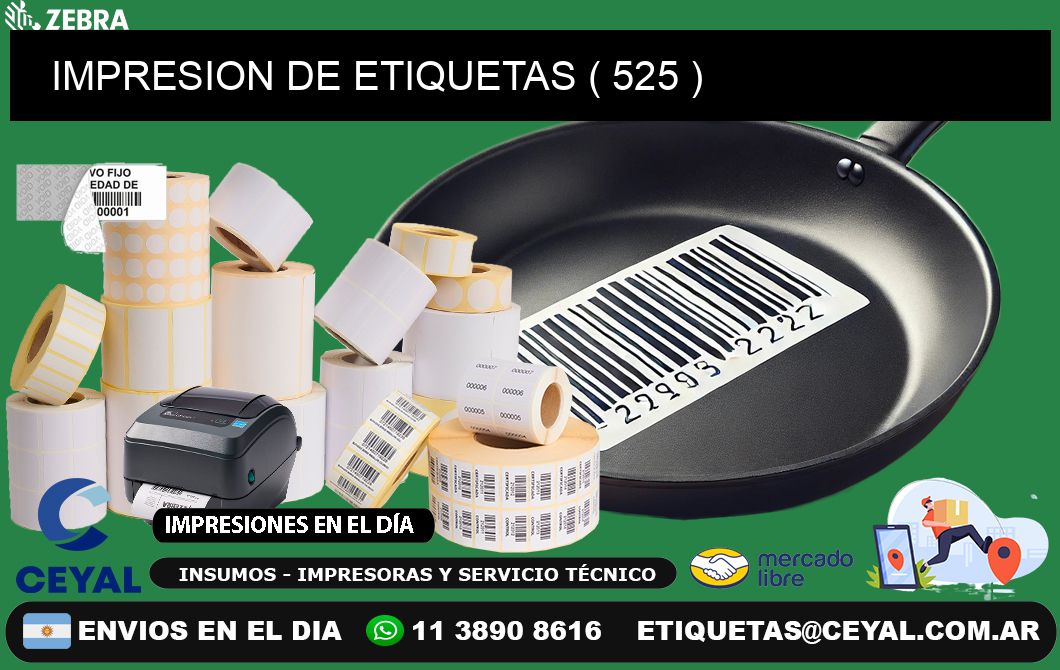 IMPRESION DE ETIQUETAS ( 525 )