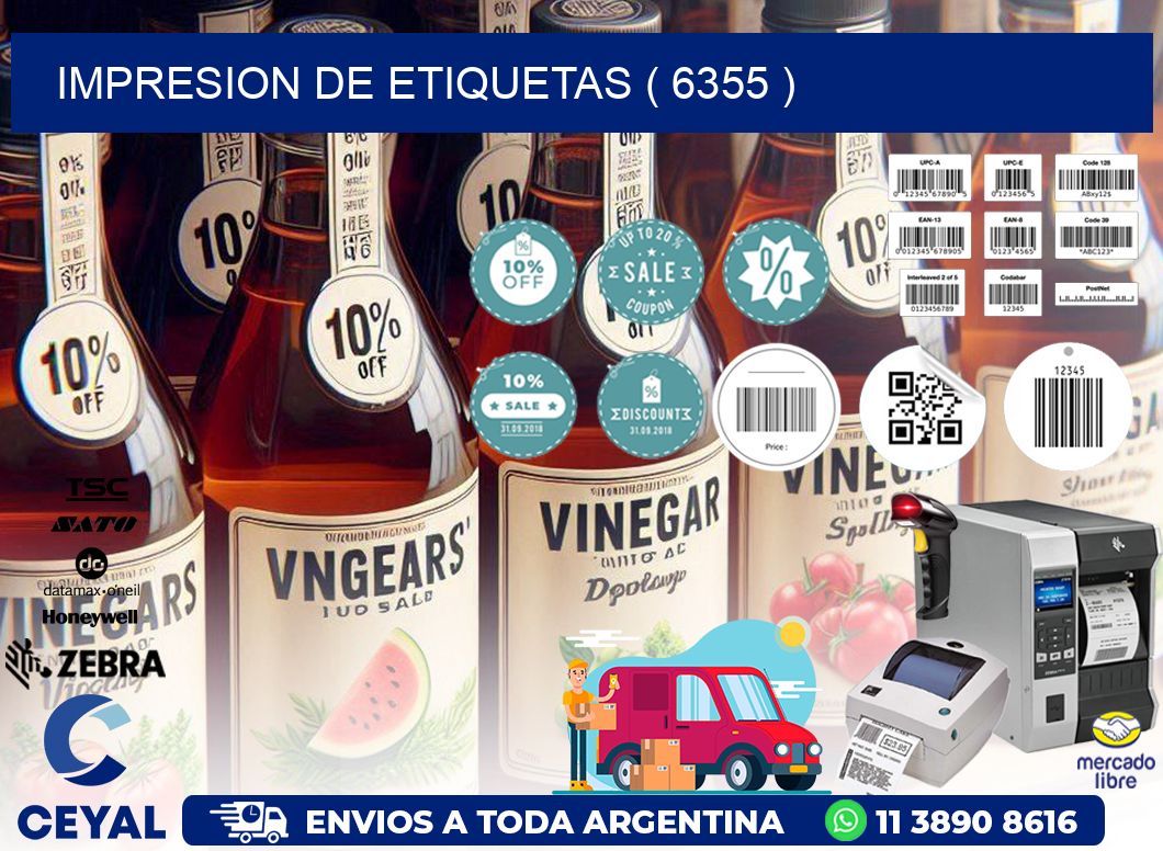 IMPRESION DE ETIQUETAS ( 6355 )