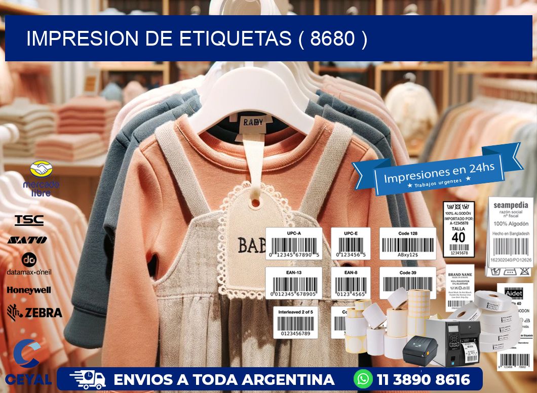 IMPRESION DE ETIQUETAS ( 8680 )