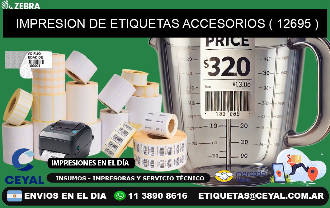 IMPRESION DE ETIQUETAS ACCESORIOS ( 12695 )
