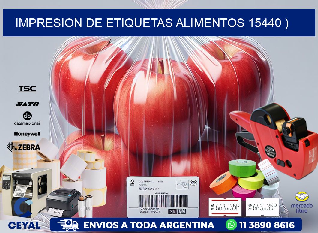 IMPRESION DE ETIQUETAS ALIMENTOS 15440 )