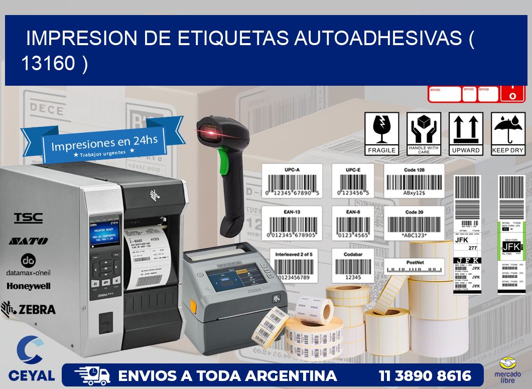 IMPRESION DE ETIQUETAS AUTOADHESIVAS ( 13160 )