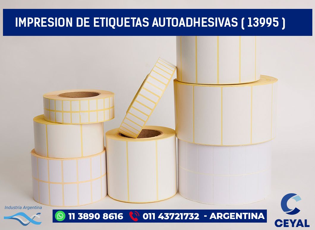 IMPRESION DE ETIQUETAS AUTOADHESIVAS ( 13995 )