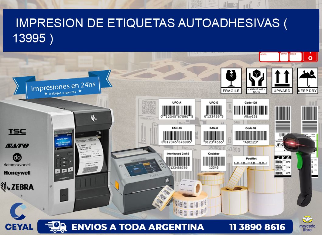 IMPRESION DE ETIQUETAS AUTOADHESIVAS ( 13995 )