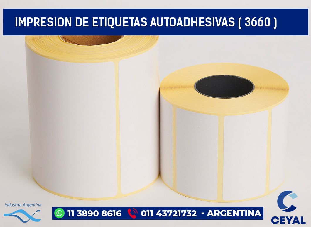 IMPRESION DE ETIQUETAS AUTOADHESIVAS ( 3660 )