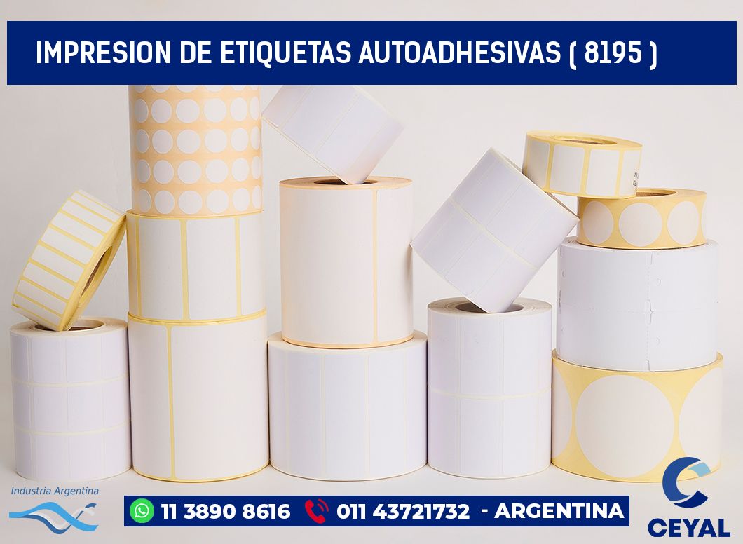 IMPRESION DE ETIQUETAS AUTOADHESIVAS ( 8195 )