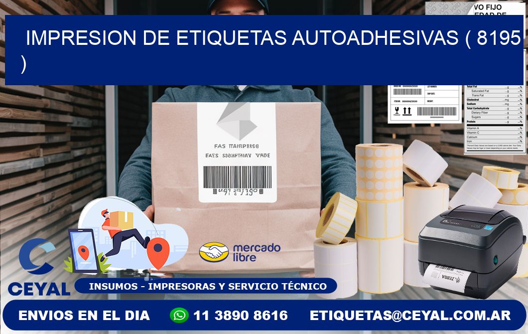 IMPRESION DE ETIQUETAS AUTOADHESIVAS ( 8195 )