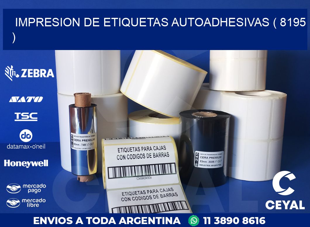 IMPRESION DE ETIQUETAS AUTOADHESIVAS ( 8195 )