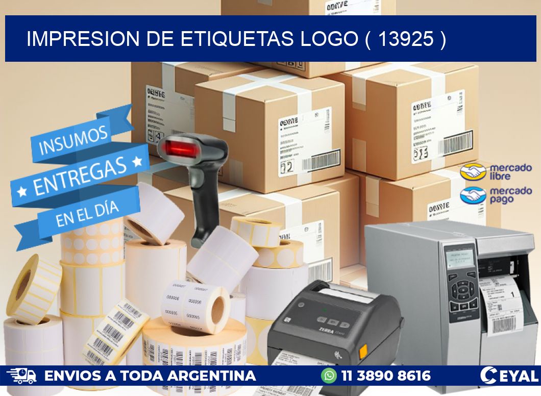 IMPRESION DE ETIQUETAS LOGO ( 13925 )