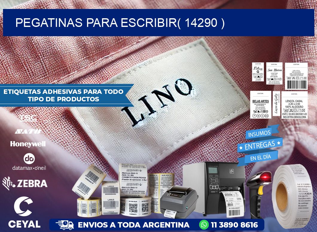 PEGATINAS PARA ESCRIBIR( 14290 )